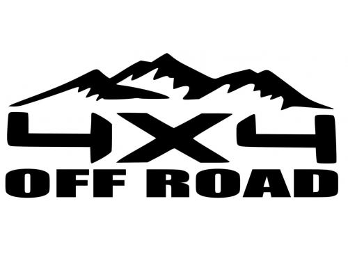 4X4 Off road -nálepka